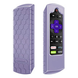 Funda Protectora P/control Remoto Casebot, Para Roku, Morado