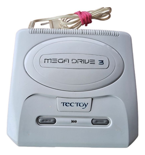 Mega Drive Console Nacional Tectoy Branco Ler Descrição 