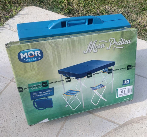 Mesa De Camping Plegable 