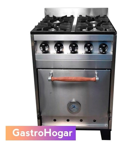 Cocina Industrial Eg 4 H 57 Cm Acero Inox Horno Pastelero