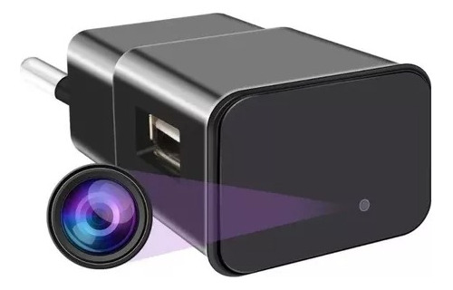 Carregador Espião Camera Ip Usb Filma Full Hd Wifi 1080p