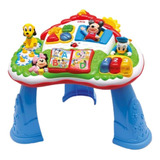 Mesa De Actividades De Baby Mickey Español E InLGés Color Rojo