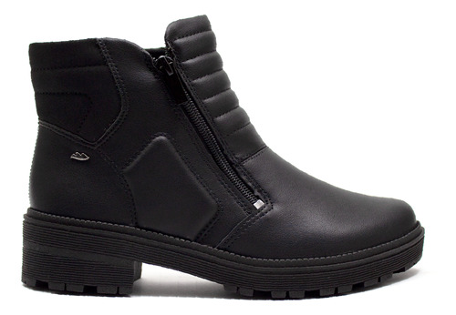 Coturno Dakota Feminino Tratorado Bota Com Ziper Moda G9563