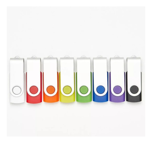 Pack De 20 Pen Drives Usb De 8 Gb En 5 Colores