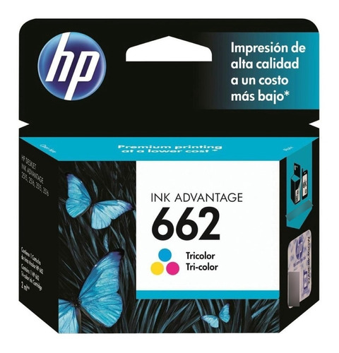  Cartucho Hp 662 Color Para Imp 2515 2545 2645 Original