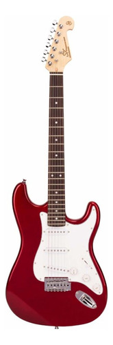 Guitarra Sx Ed1 St 3 Capt Simples Car Candy Apple Red C Bag