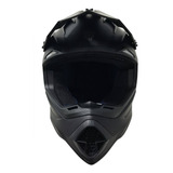 Casco Para Motocross Kov Hunter Negro Mate Certificado Dm Kt Color Negro Tamaño Del Casco S