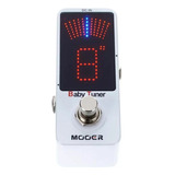 Micro Pedal Mooer Baby Tuner Mtu1 Tela Led Guitarra Baixo