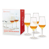 Spiegelau Premium Whisky Snifter, Juego De 4, Cristal Sin En