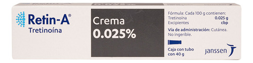 Retin-a 0.025% Crema 40 G
