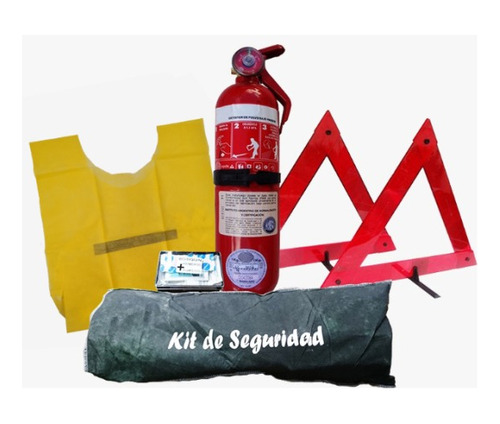 Kit Reglamentario De Seguridad Para Autos 5 En 1 