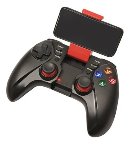 Control Gamepad Inalámbrico Para Smartphones/ Pc Tecmaster Color Rojo