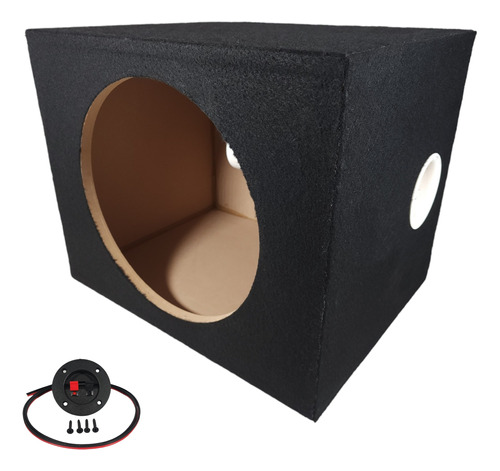 Cajón Ventilado Para Subwoofer De 12in De 1.3ft3 A 37hz 