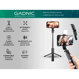 Selfie Stick Con Luz Recargable Gadnic Th36