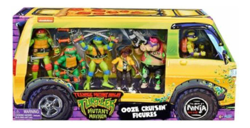 Tortugas Ninja Ooze Cruisin Set De 6 Figuras De Acción Pelea