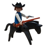 Playmobil Vaquero A Caballo Sin Caja