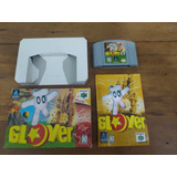 Glover N64 P/ Nintendo 64 C/ Caixa E Manual Original Usado 