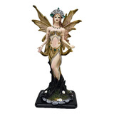 Figura Hada Elemental Del Bosque 28 Cm Alto 