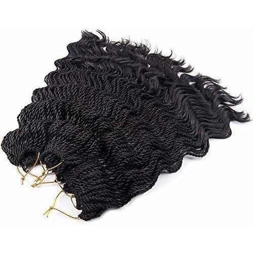 35 Strands/pack Wavy Senegals Twist Back Crochet Braids 6 P