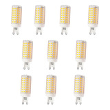 Pack X 10 Bipin Lampara G9 Led 12w 3000k Calida 220v Baw