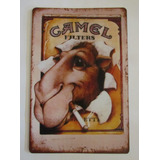 Poster Anuncio Cartel Placa Cigarros Camel Decoracion Bar 