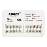 5 Kits Brackets Azdent Mini Roth 0.022 Hooks 3-4-5 