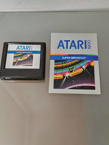 Super Breakout Atari 5200 Cartucho Con Manual Buen Estado