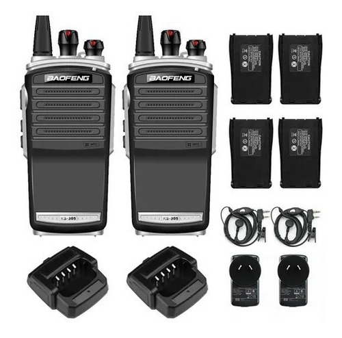 Handy Baofeng Kit X 2 Walkie Talkie Ks-305 16ch 5w + Extras