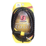 Cable Tela Canon Macho A Plug 6.3  De 2 Metro Solcor