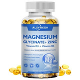Magnesio Glicinato Zinc Vitamina D3 B6 Compuesto Premium