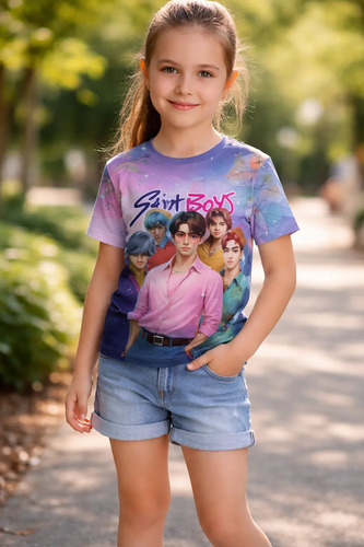 Playera K-pop Corea Moda Demon Hunter Calidad Premium.