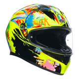 Casco Agv K3 Rossi Winter Test 2019 