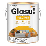 Tinta Acrílica Fosco Glasu! Muda Fácil 3,6l Suvinil Cores