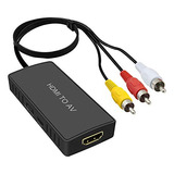 Adaptador Hdmi A Rca Para Apple Tv, Xiaomi, Android Tv,