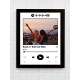 Quadro Spotify Com Sua Foto E Música 