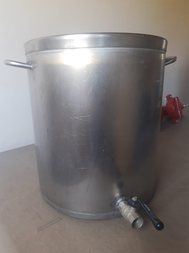 Olla Aluminio 30 Lts Con Canilla Cerveza Artesanal