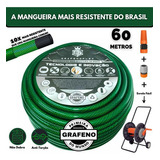 Mangueira Para Jardim Com Carrinho Enrolador 60mt - Gf