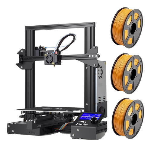 Impresora 3d Creality Ender 3  Pla+3 Kg De Filam. Pla Oferta