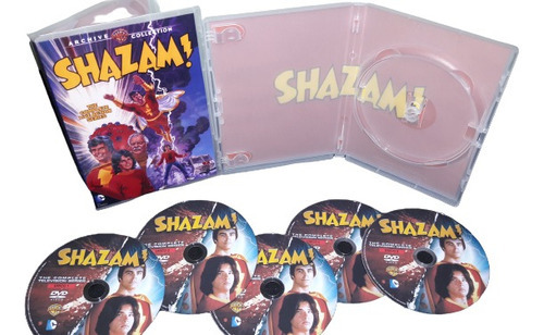 Dvd Shazam Capitão Marvel - Série ( 5 Dvds - 28 Capitulos ) 