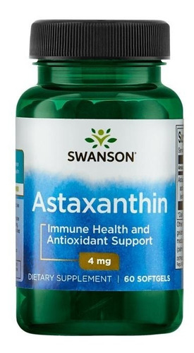 Swanson Astaxantina 4 Mg 60 Geles Sfn