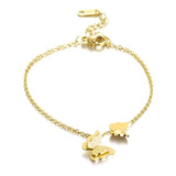 Oferta! Pulsera Mariposa Oro 18k Luxury 1701e