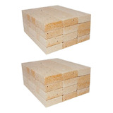 Ladrillo Refractario 23x6,5x2,5cm 2 Pack De 12 Ladrillos C/u