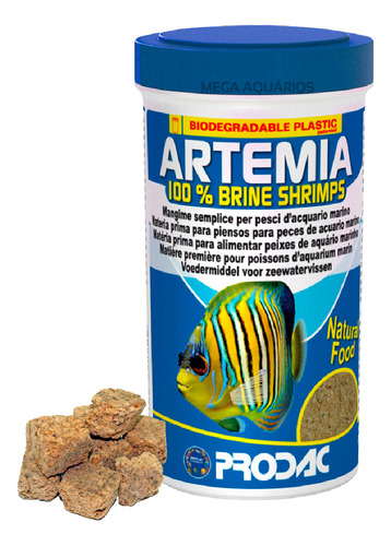 Artemias Liofilizadas Crustáceos Desidratados Prodac 20g