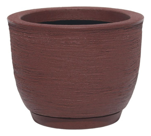 Vaso Planta Decorativo Polietileno Jardim Bojo Escovado N1