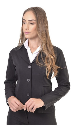 Blazer Preto Two Way - Para Terninhos