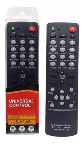 Control Remoto Universal Tv Tubo Multimarcas