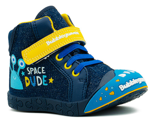 Tenis Bota Bubble Gummers Niño Ajuste Velcro Con Puntera