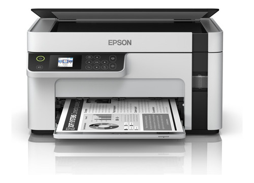 Impressora Epson Multifuncional Monocromática Ecotank M2120 Cor Branco/preto 100v/240v