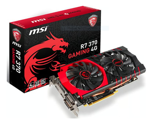 Placa De Vídeo Amd Radeon Msi R7 370 Gaming 4gb