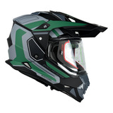 Casco Multiprop Shpro-mx370 Glory Ngrmte Vrdneon Visor Tr